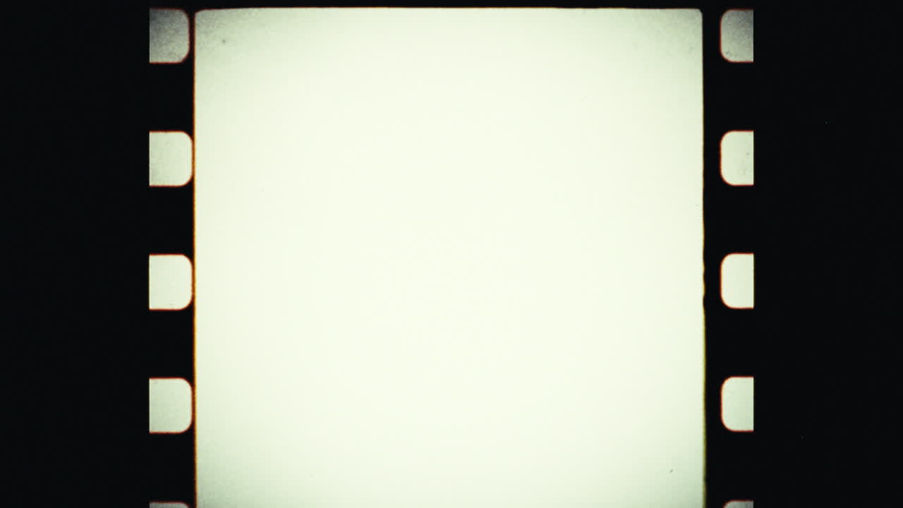 marco de película en blanco