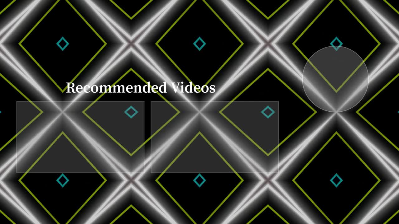 네온 표지판 패턴 엔드 카드 엔딩 스크린 모션 그래픽