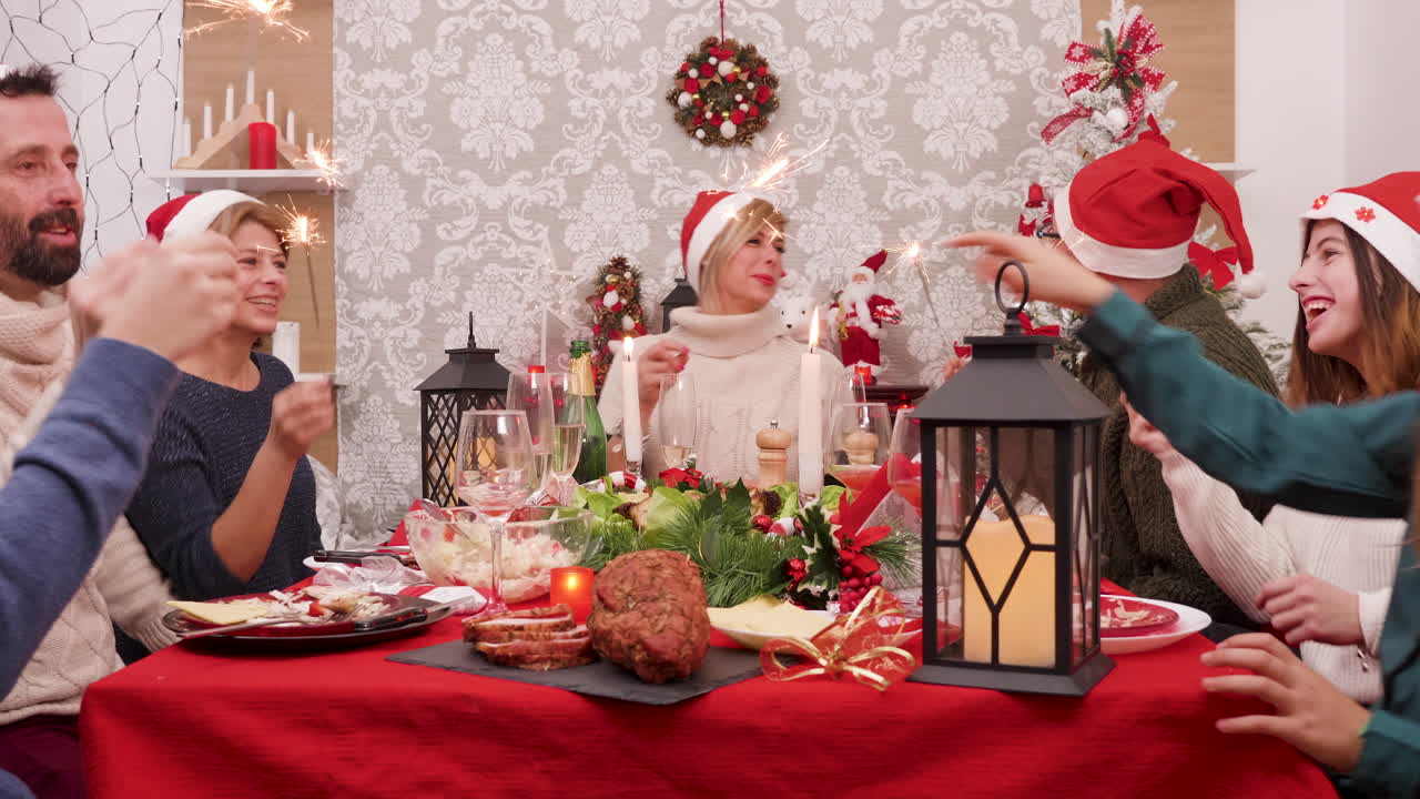 가족 크리스마스 축제