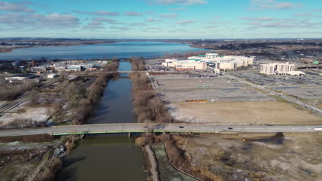 syracuse nueva york destino centro comercial aérea y el lago