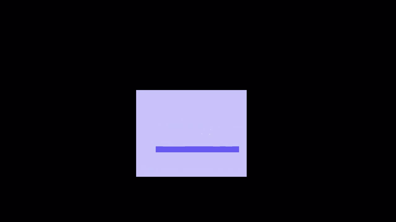 Minimalist Graphic Animation of a Growing Purple Progress Bar