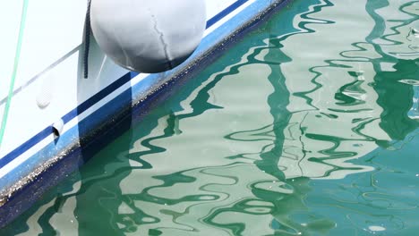 boat reflection on water in monte carlo