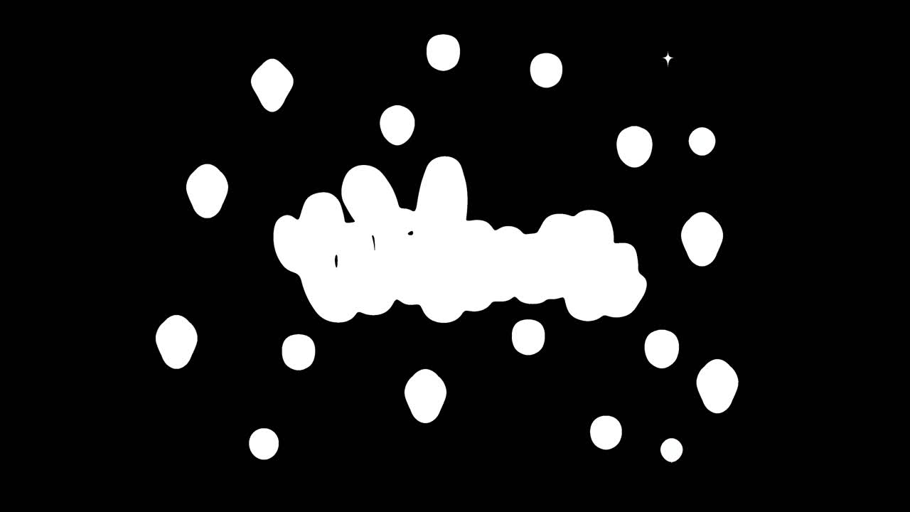 검은 바탕에 추상적인 색 디자인