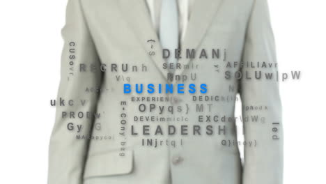 Man-touching-the-word-business