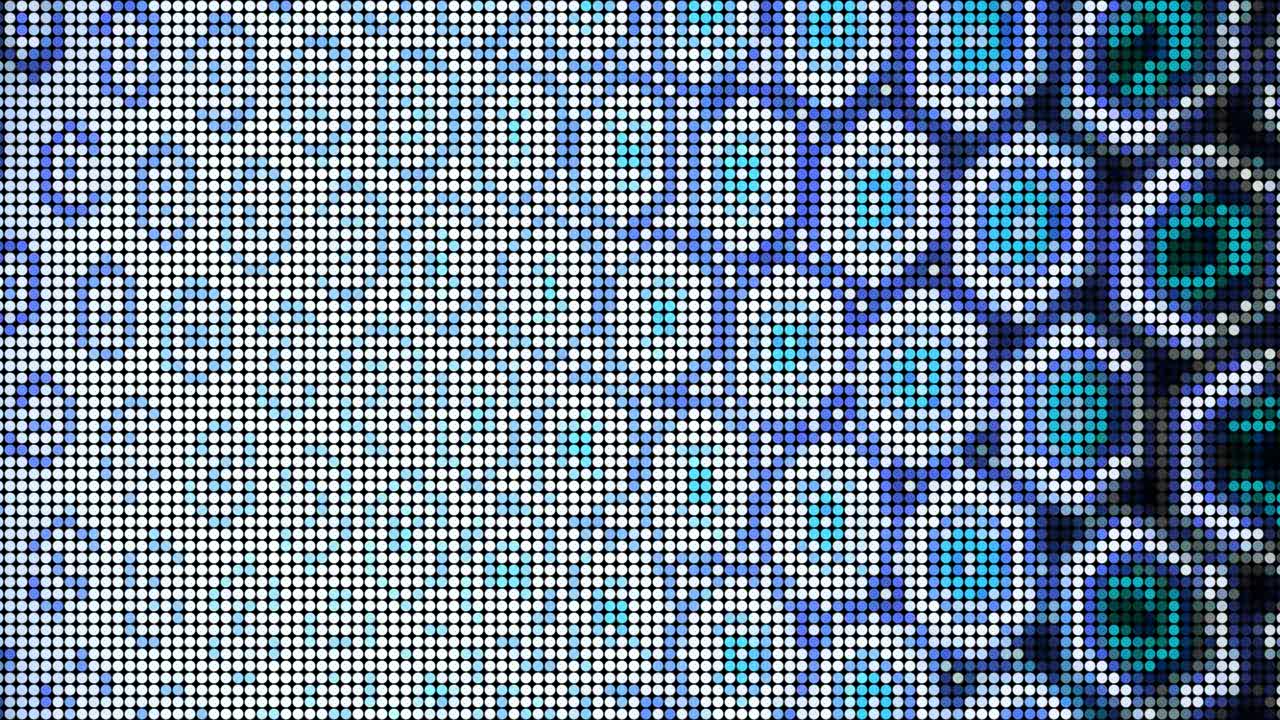 Moving background of hexagons. 4K motion graphics