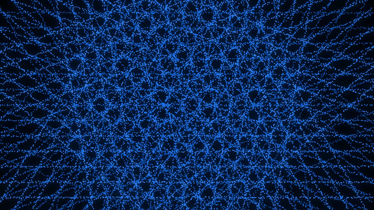 Blue color Dot Shape Pattern animation motion graphics