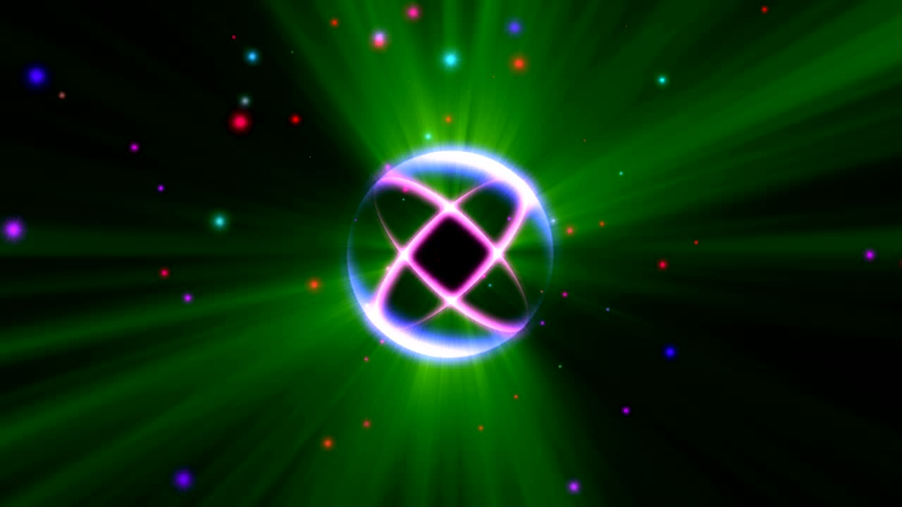 impulso atomico di raggi luminosi stellari 4k