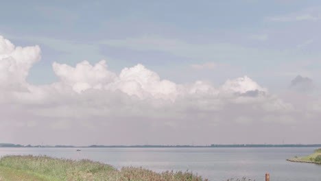 this shot is a time-lapse during a sunny day