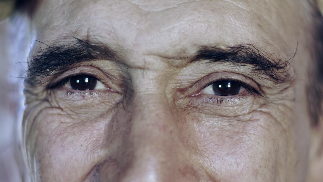 Close-up of a man's face