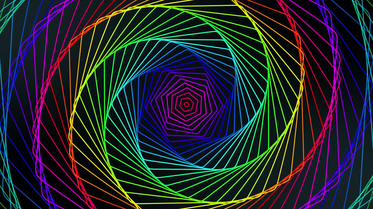 las ondas de radio psicodélicas trippy bucles