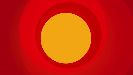 animated screensaver looped seamlessly. red round shapes rotate randomly around the center of the screen.