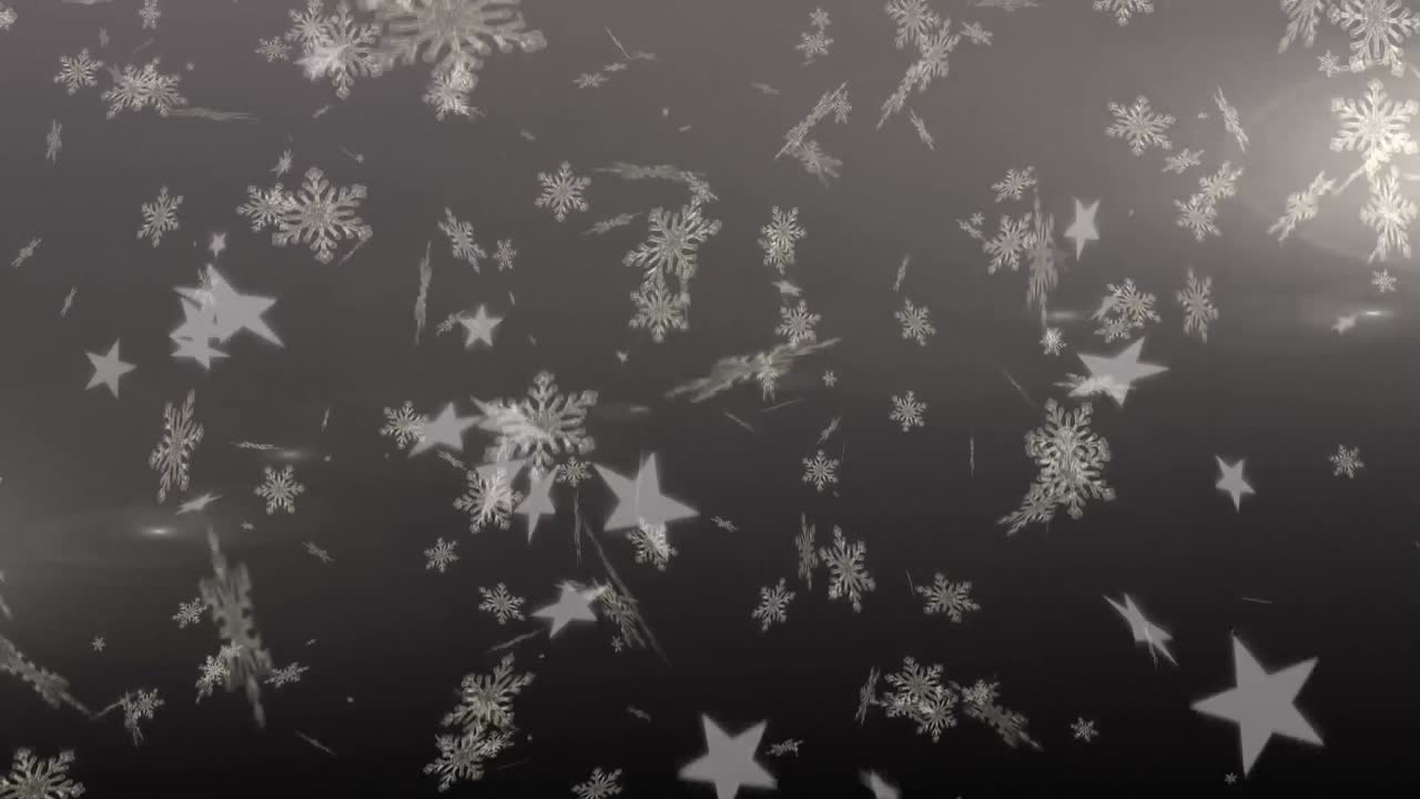 nieve cayendo sobre un fondo azul