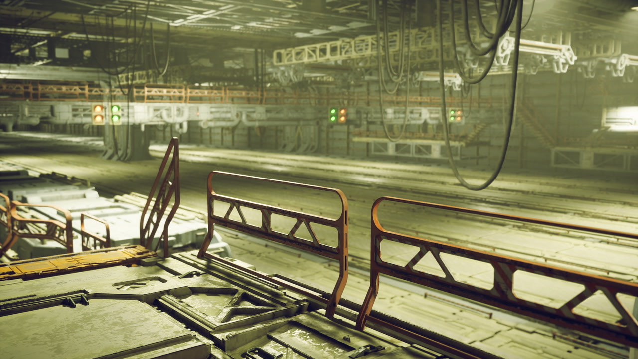 Cuttingedge storage area with automated cranes and sterile environment
