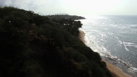 Vista-Panorámica-De-La-Bahía-De-Hanauma,-Barrio-Hawaii-Kai-Del-Este-De-Honolulu,-Oahu