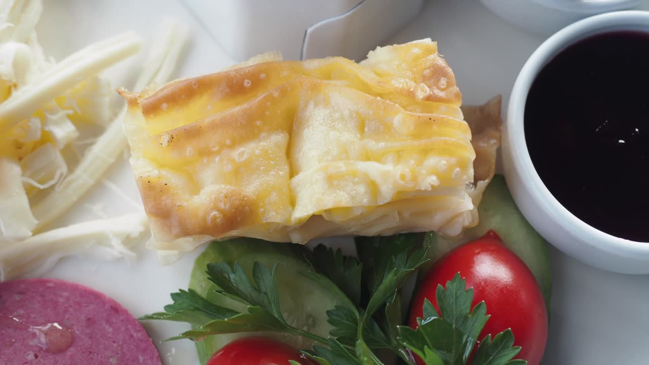 plato de desayuno turco