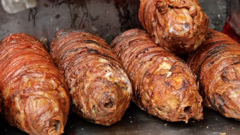 rollos de carne turca a la parrilla (kebap)