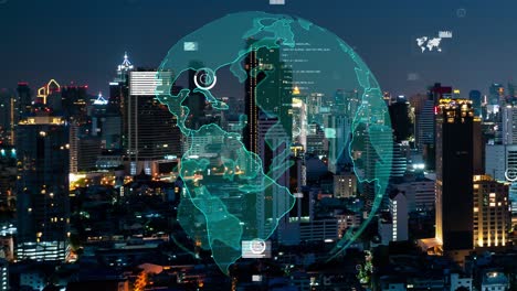 global connection and the internet network alteration in smart city