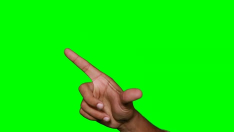 hands pretending to touch an invisible screen