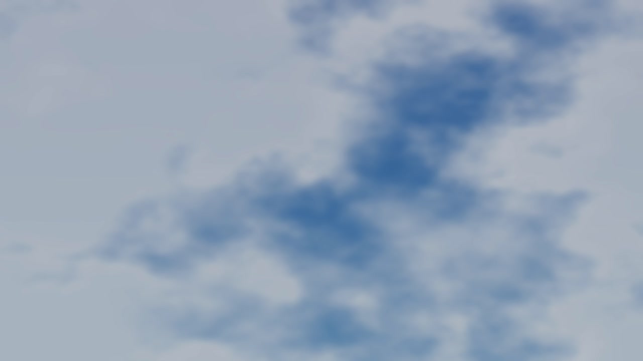 Wispy blue clouds drift slowly across a pale background in a seamless organic motion loop