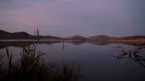 Naturszene-In-Südafrika-Bei-Sonnenuntergang