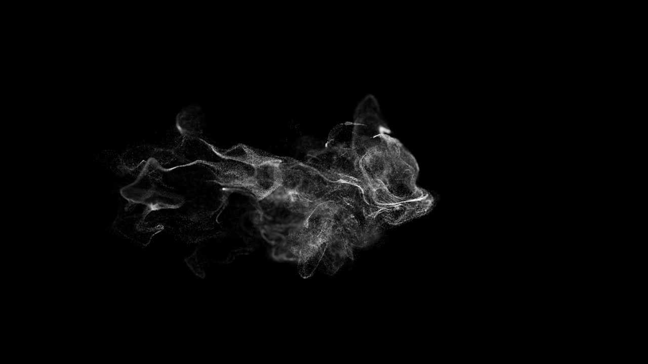 추상적인 연기 입자