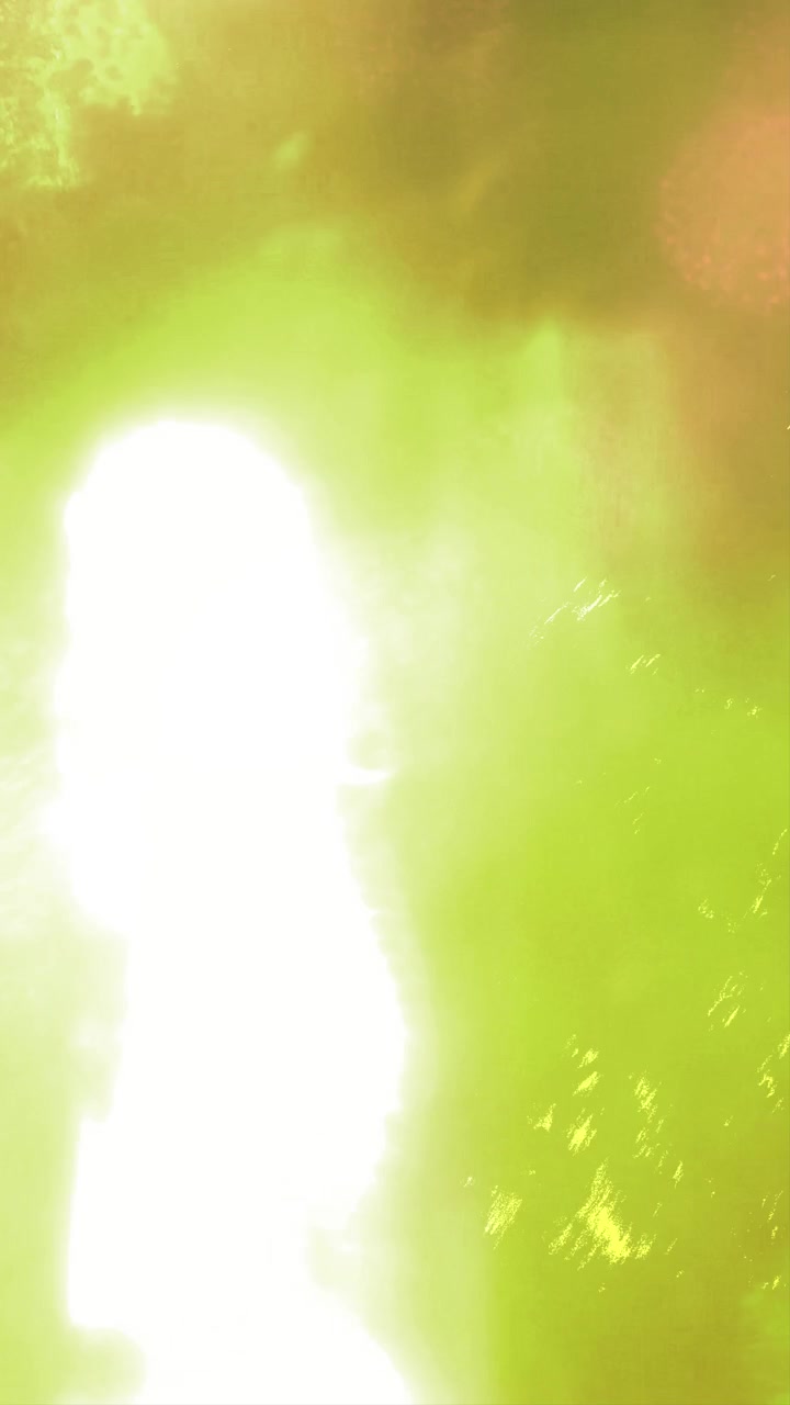 Abstract Light Leaks and Flashes in Red and Green