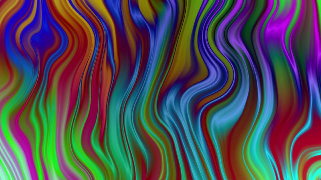 línea de seda abstracta bucle sin costuras colorido plano ondulado fondo de animación.mp4