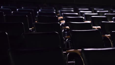 empty chairs in the theater