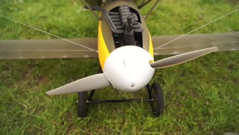 this is a short clip of a radio-controlled airplane