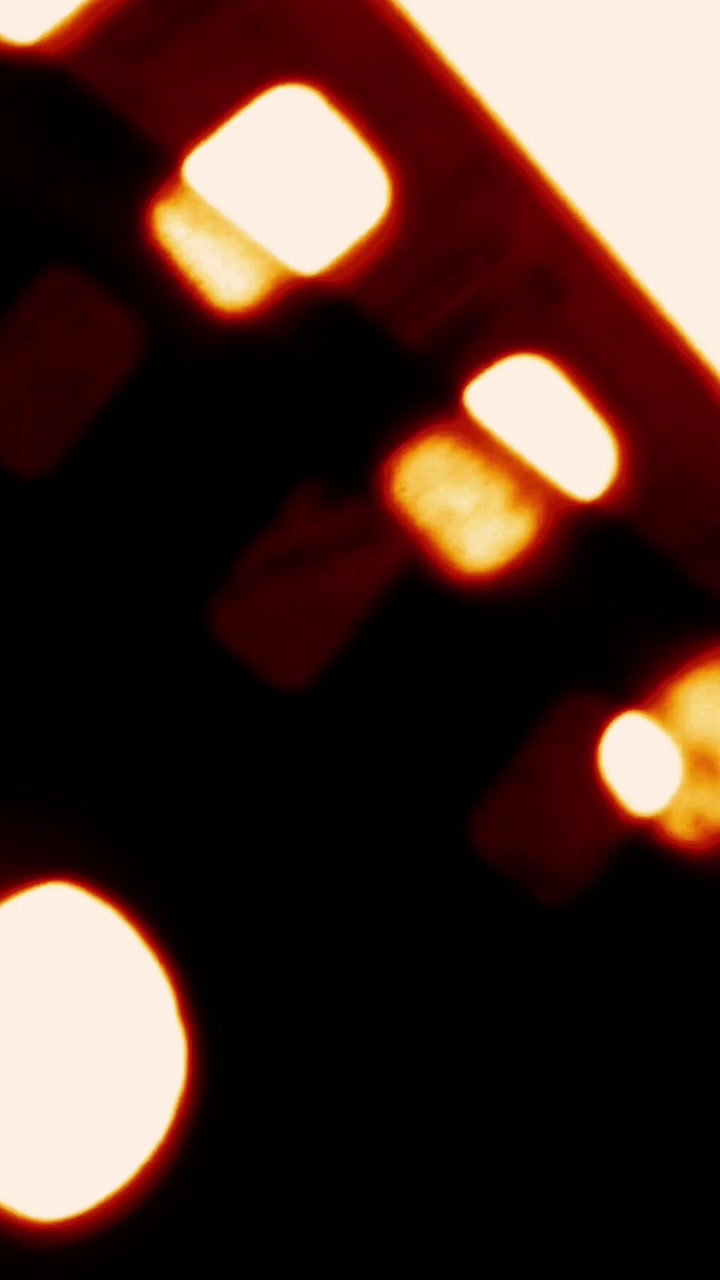 Abstract Film Strip Light Leak Overlay
