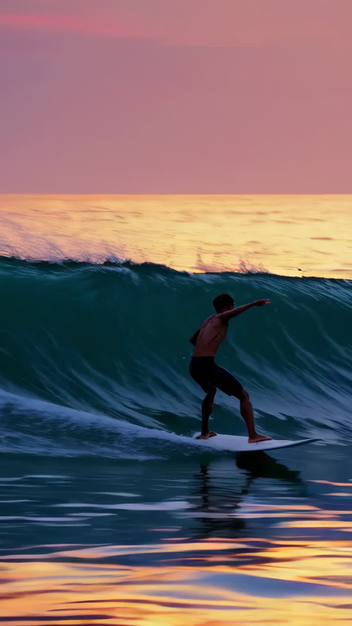 Surfing Sunset