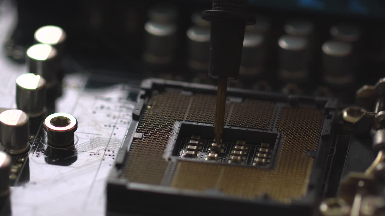 установка процессора на материнской плате