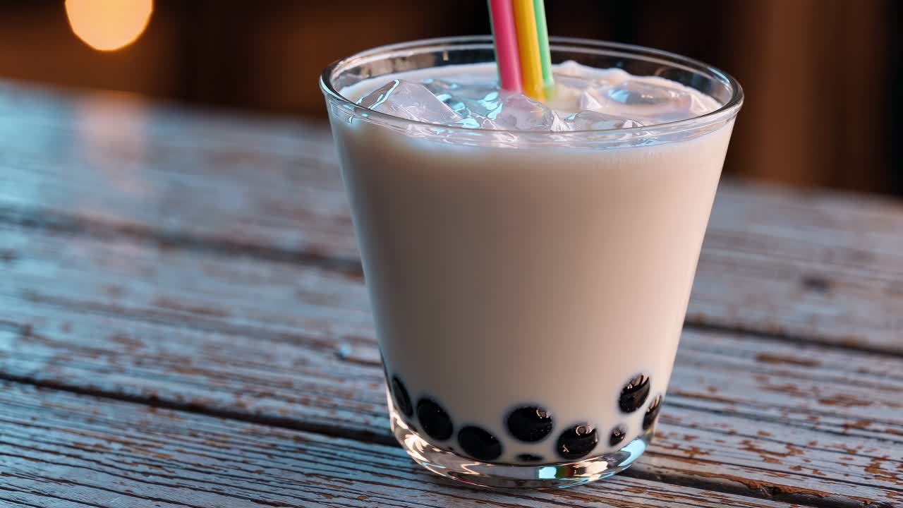 Bubble Tea Susu Pelangi