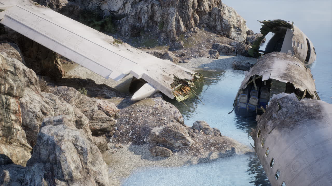 авиакатастрофа на скалистом побережье