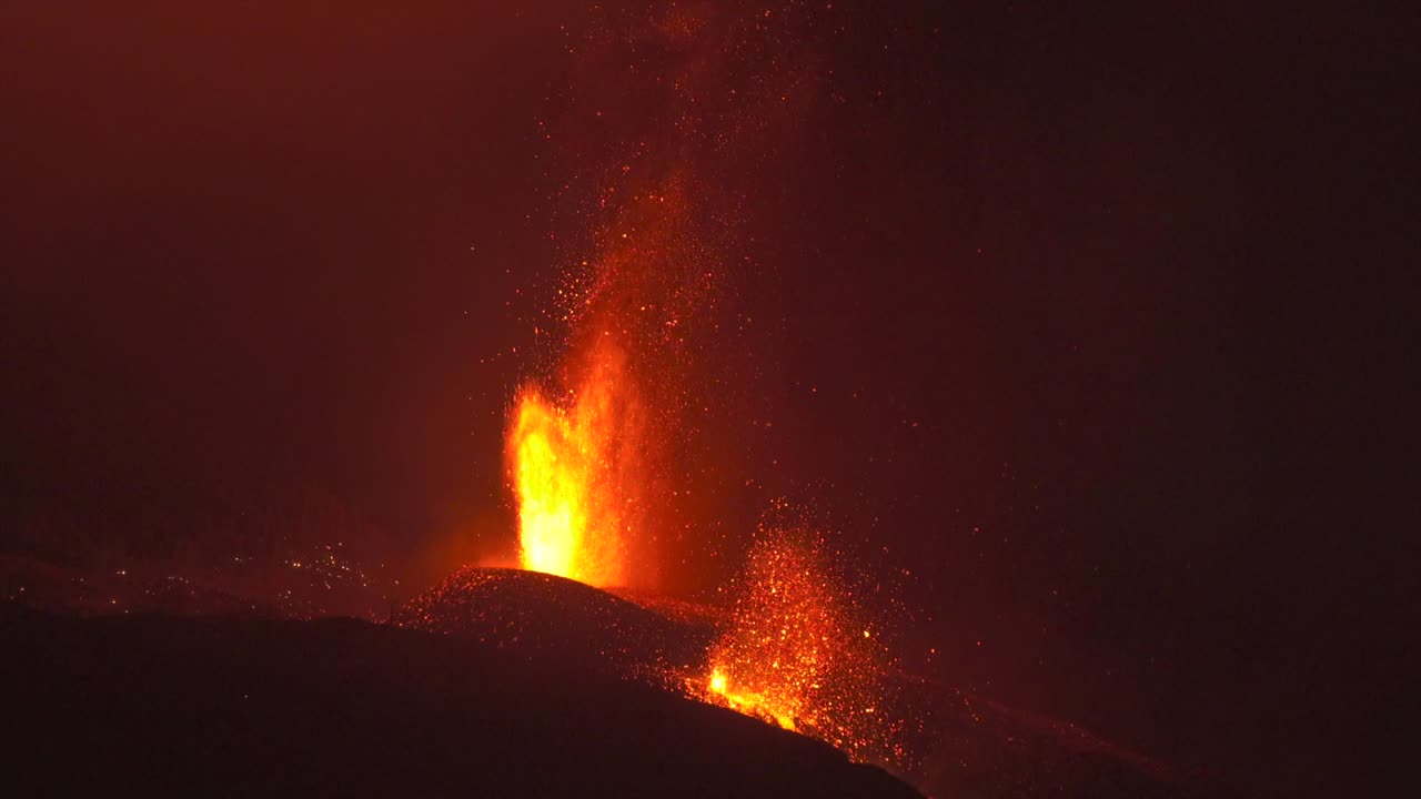 Cumbre Vieja Volcanic Eruption In La Palma Canary Islands 2021 Free ...