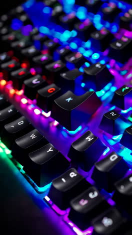 vibrant rgb backlit gaming keyboard