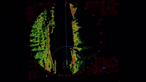 Ein-Schiffs-Sonar-Leuchtfeuer-Display
