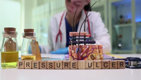 medical setup for pressure ulcer education and treatment