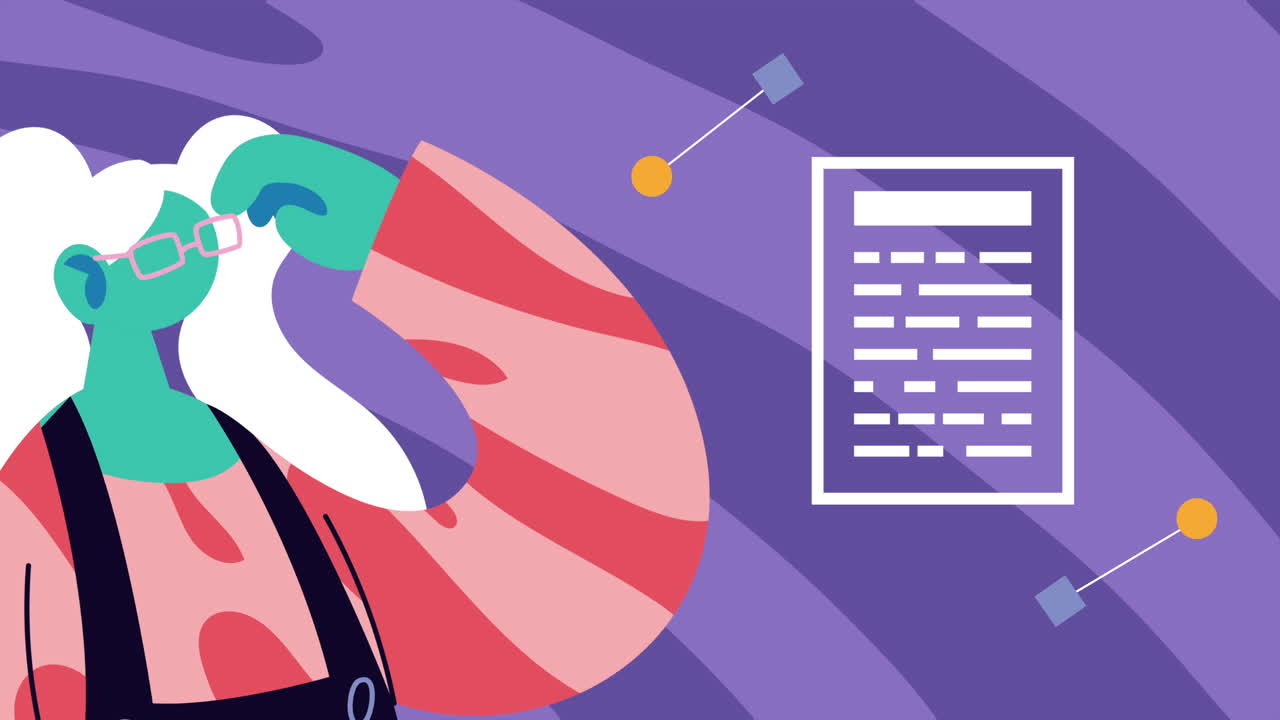 문서를 가진 젊은 여성 모델