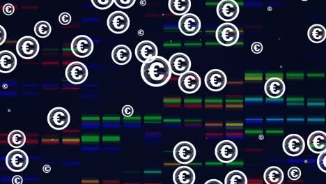 Animación-De-Iconos-De-Euros-Sobre-Formas