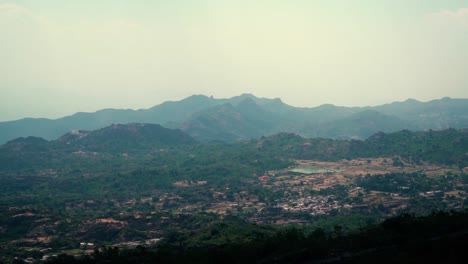 A-Town-view-from-the-Mountain-of-Mount-Abu-India