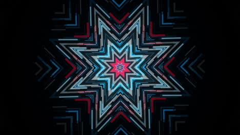 patrón de estrella geométrico abstracto