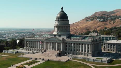 AERIAL-SHOOT-OF-THE-UTAH-STATE-CAPITOL