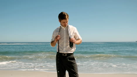 Businessman-on-the-beach