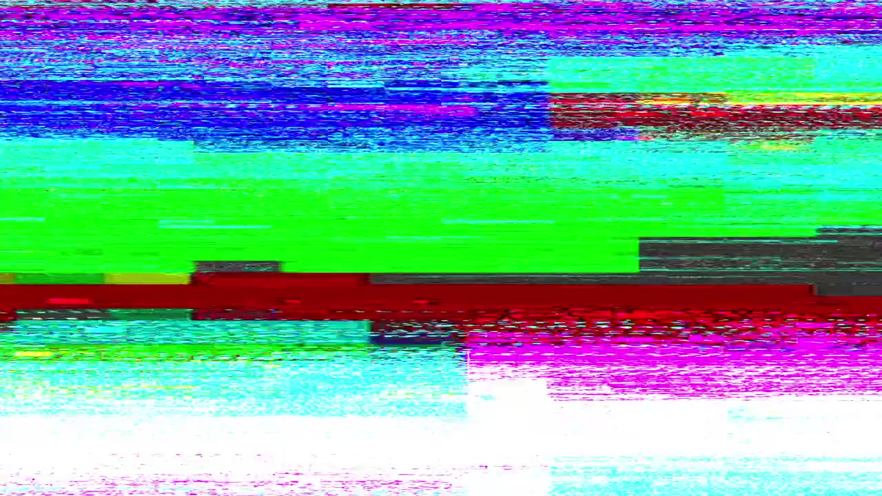 Digital Glitch and Signal Interference Effect