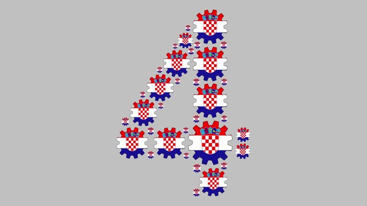 Numero quattro croato