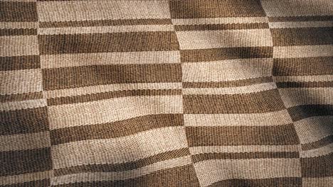 brown and beige geometric woven fabric