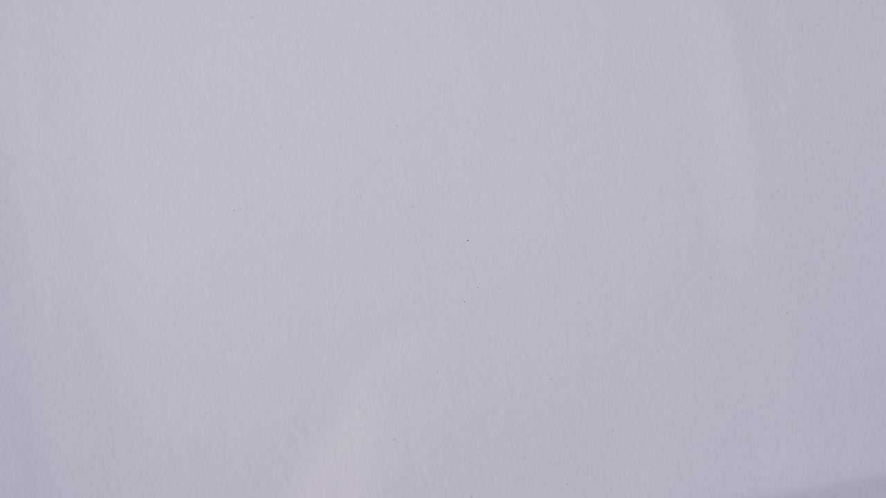 Video of gentle wave of water with copy space on white background