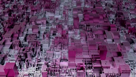 4K Futuristic Abstract CPU Tech Background.