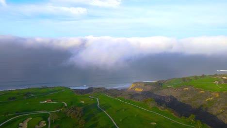 aerial view of torrey pines golf course